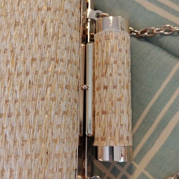 JNB Straw Mini Shoulder or Clutch Bag - Picture 7 of 7